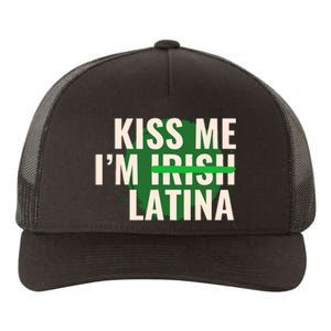 Kiss Me Im Irish Latina Funny Hispanic St Patricks Day Yupoong Adult 5-Panel Trucker Hat