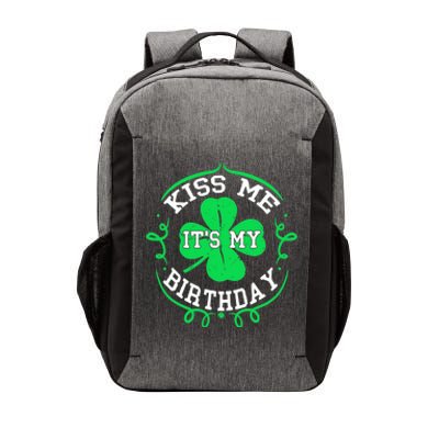 Kiss Me It's My Birthday St Patricks Day Irish Gift Boys Men Vector Backpack