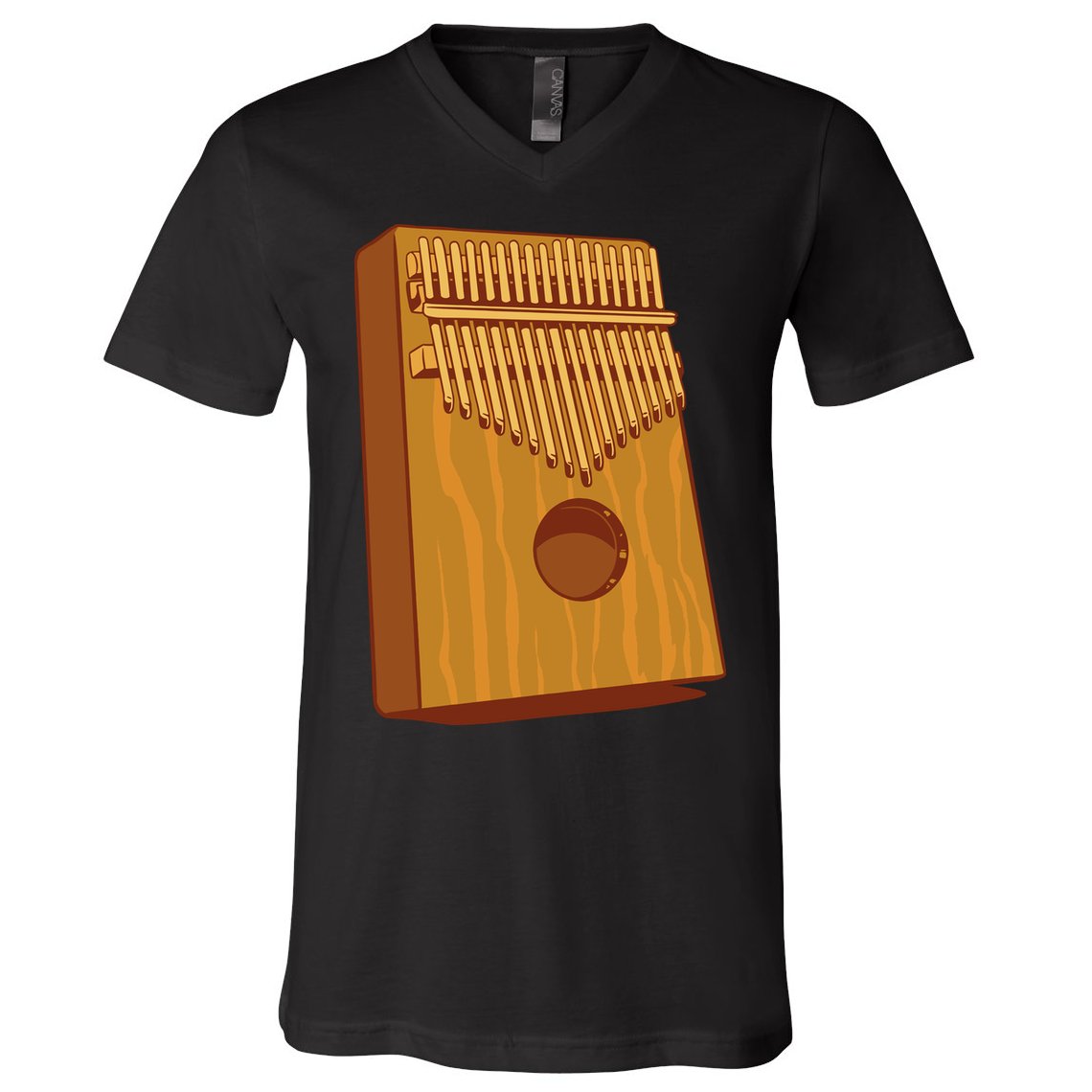 Kalimba Musical Instrument V-Neck T-Shirt