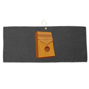 Kalimba Musical Instrument Large Microfiber Waffle Golf Towel