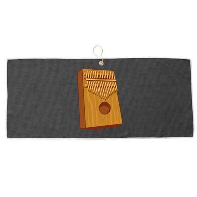 Kalimba Musical Instrument Large Microfiber Waffle Golf Towel