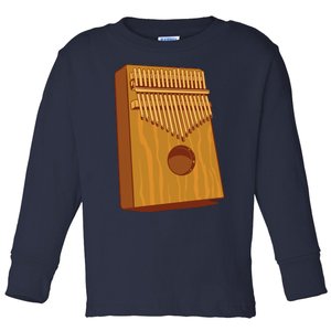 Kalimba Musical Instrument Toddler Long Sleeve Shirt