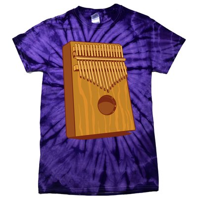 Kalimba Musical Instrument Tie-Dye T-Shirt