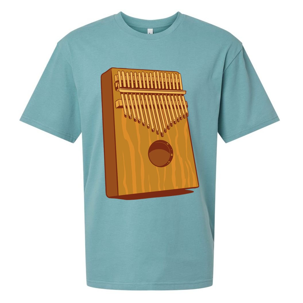 Kalimba Musical Instrument Sueded Cloud Jersey T-Shirt