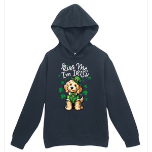 Kiss Me Im Irish Doodle Funny St Patricks Day Urban Pullover Hoodie