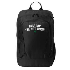 Kiss Me I'm Not Irish St Patricks Day Gifts Shamrock City Backpack