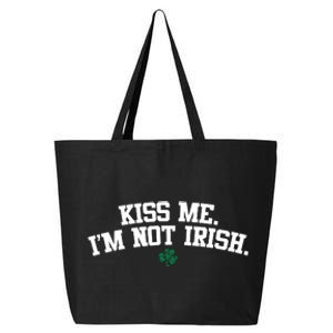 Kiss Me I'm Not Irish St Patricks Day Gifts Shamrock 25L Jumbo Tote