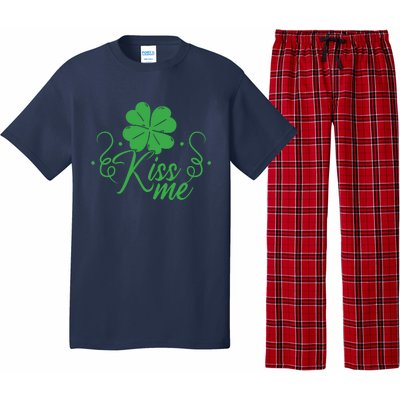 Kiss Me I'm Irish Green St Patricks Day Pajama Set