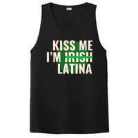 Kiss Me I’M Irish Latina Funny Hispanic St Patricks Day PosiCharge Competitor Tank