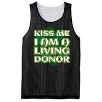 Kiss Me I'm A Living Donor St. Patrick's Organ Donor Mesh Reversible Basketball Jersey Tank