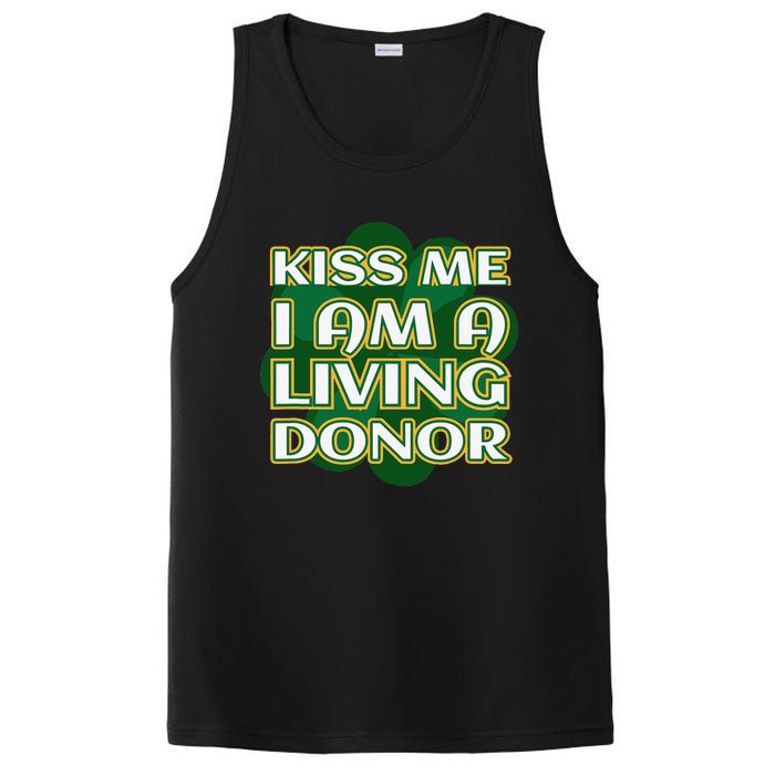 Kiss Me I'm A Living Donor St. Patrick's Organ Donor PosiCharge Competitor Tank