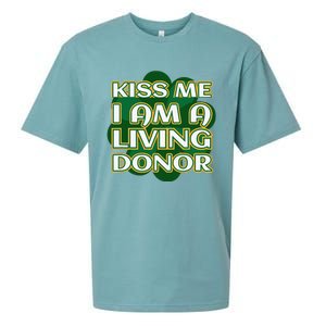 Kiss Me I'm A Living Donor St. Patrick's Organ Donor Sueded Cloud Jersey T-Shirt