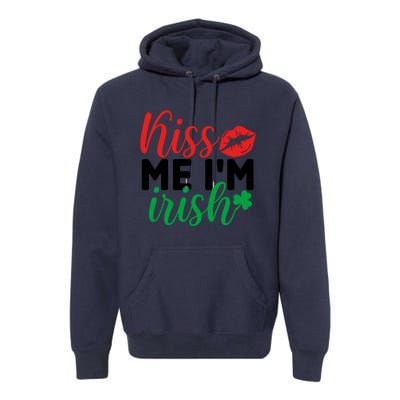 Kiss Me I'm Irish St Patricks Day Premium Hoodie