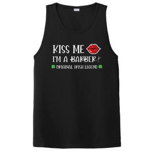 Kiss Me Im A Barber Original Irish Legend PosiCharge Competitor Tank