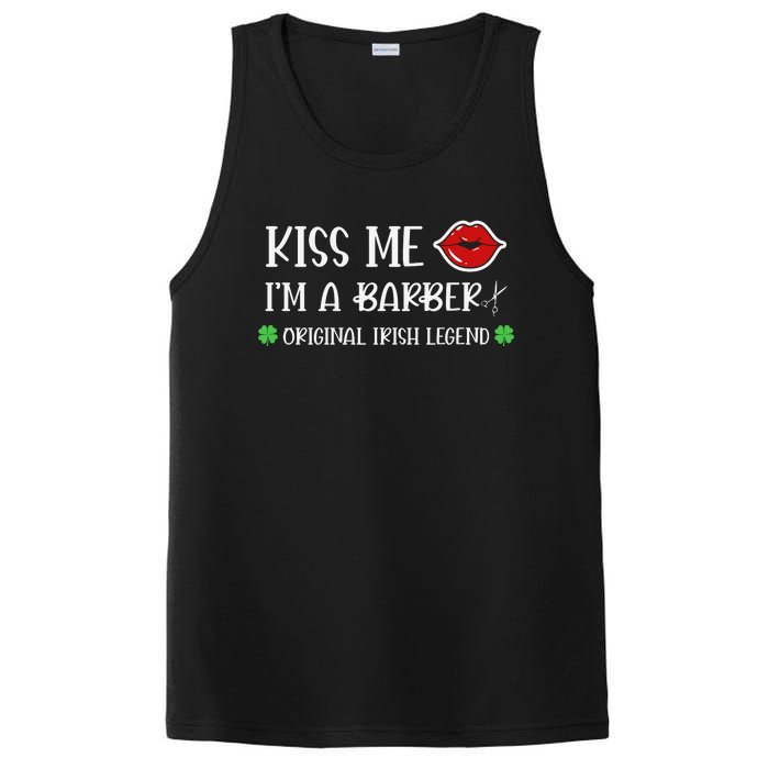 Kiss Me Im A Barber Original Irish Legend PosiCharge Competitor Tank