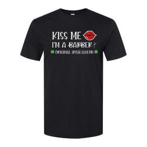 Kiss Me Im A Barber Original Irish Legend Softstyle CVC T-Shirt