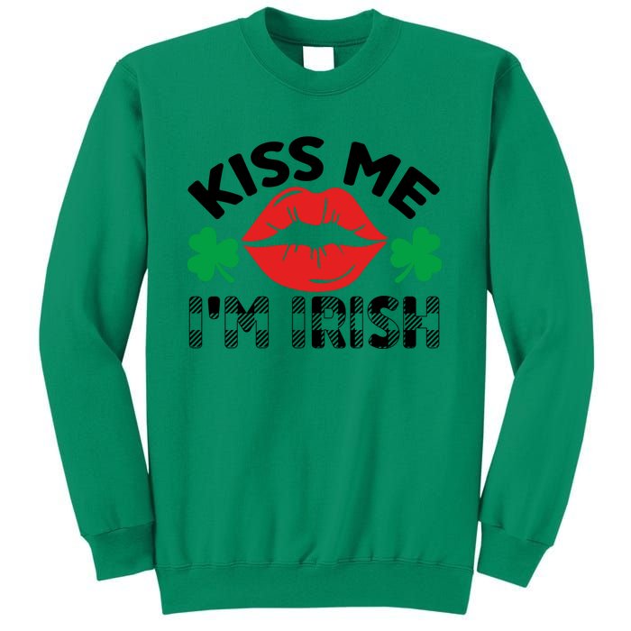 Kiss Me I'm Irish Funny St Patricks Day Sweatshirt