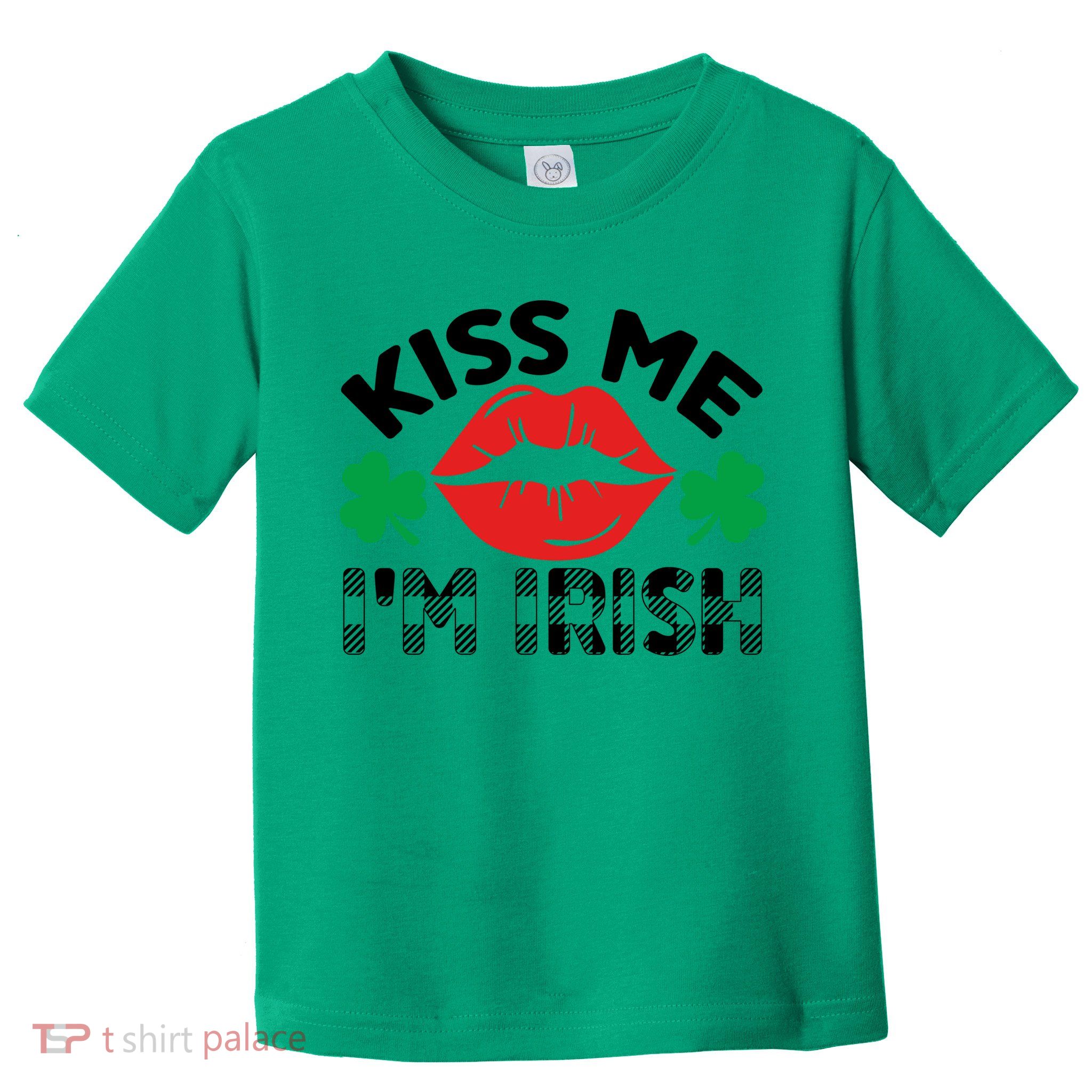 Kiss Me I'm Irish Funny St Patricks Day Toddler T-Shirt