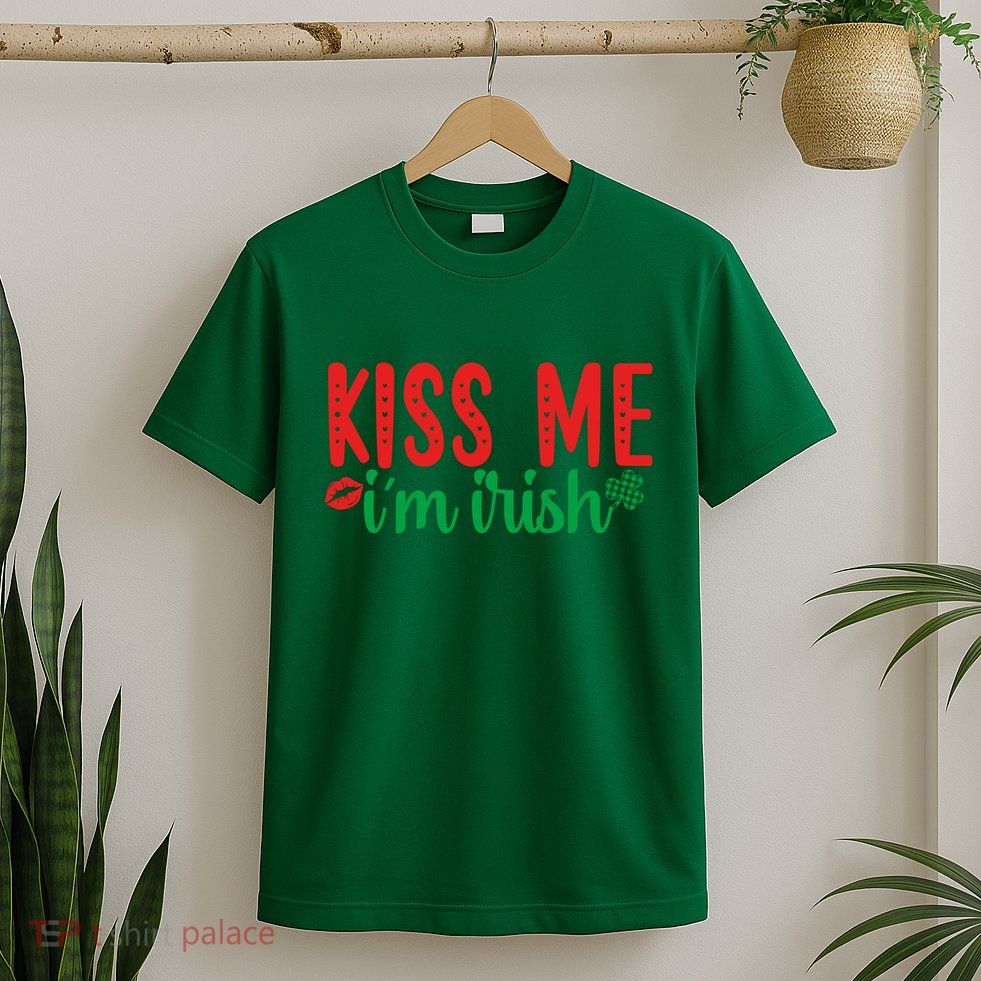 Kiss Me I'm Irish Funny St Patricks Day T-Shirt