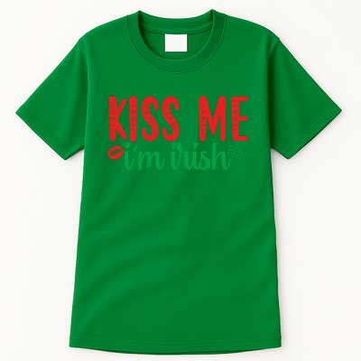 Kiss Me I'm Irish Funny St Patricks Day Tall T-Shirt