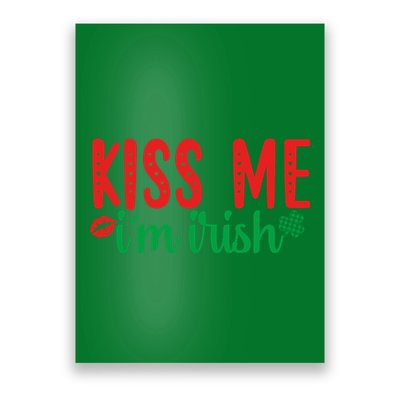 Kiss Me I'm Irish Funny St Patricks Day Poster