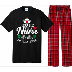 Kiss Me I'm A Nurse Or Irish Nurse Ing Gift Pajama Set