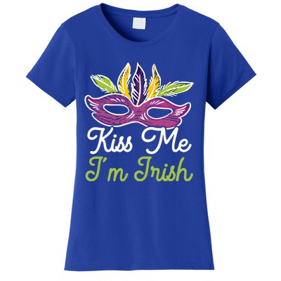 Kiss Me I'm Irish Mardi Gras Parade Masquerade Great Gift Women's T-Shirt