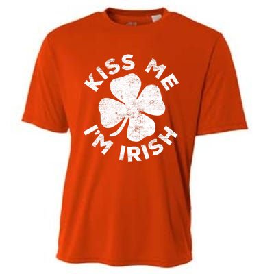 Kiss Me I'm Irish TShirt Saint Patrick Day Shirt Cooling Performance Crew T-Shirt