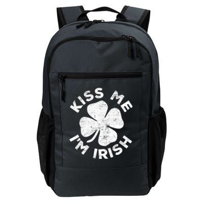 Kiss Me I'm Irish TShirt Saint Patrick Day Shirt Daily Commute Backpack