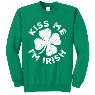 Kiss Me I'm Irish TShirt Saint Patrick Day Shirt Sweatshirt