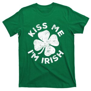 Kiss Me I'm Irish TShirt Saint Patrick Day Shirt T-Shirt