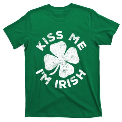 Kiss Me I'm Irish TShirt Saint Patrick Day Shirt T-Shirt