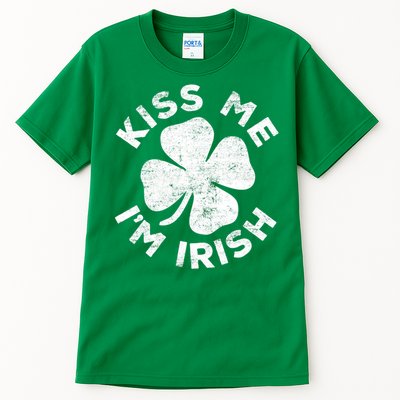 Kiss Me I'm Irish TShirt Saint Patrick Day Shirt Tall T-Shirt