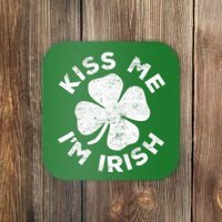 Kiss Me I'm Irish TShirt Saint Patrick Day Shirt Coaster