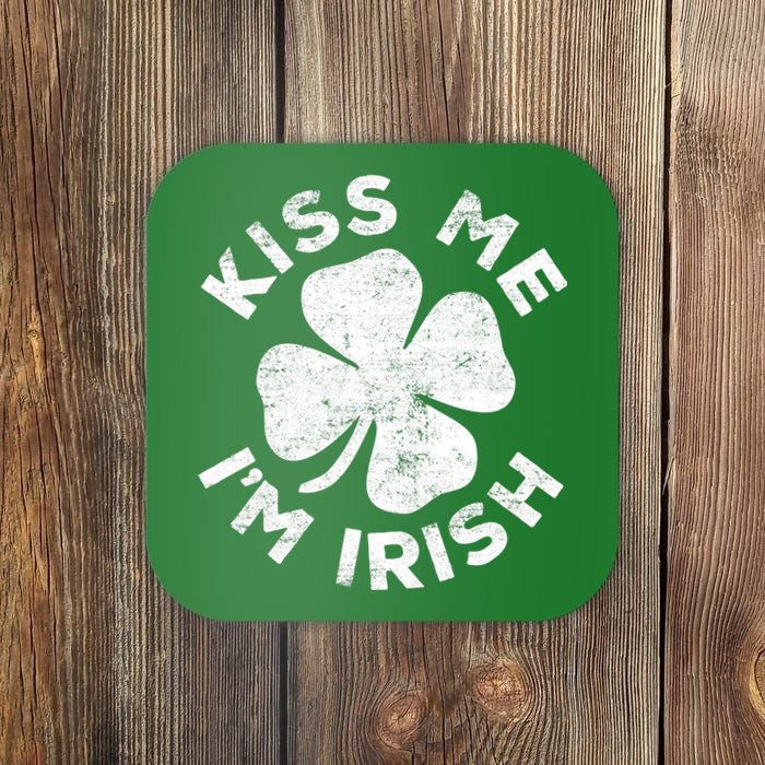 Kiss Me I'm Irish TShirt Saint Patrick Day Shirt Coaster