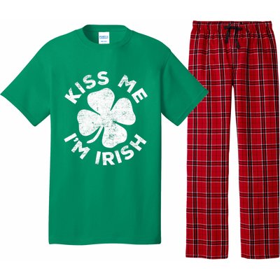 Kiss Me I'm Irish TShirt Saint Patrick Day Shirt Pajama Set