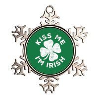 Kiss Me I'm Irish TShirt Saint Patrick Day Shirt Metallic Star Ornament