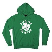 Kiss Me I'm Irish TShirt Saint Patrick Day Shirt Tall Hoodie