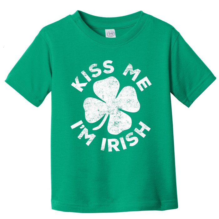 Kiss Me I'm Irish TShirt Saint Patrick Day Shirt Toddler T-Shirt