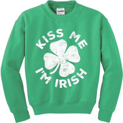 Kiss Me I'm Irish TShirt Saint Patrick Day Shirt Kids Sweatshirt