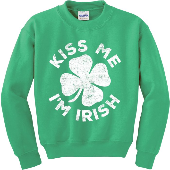 Kiss Me I'm Irish TShirt Saint Patrick Day Shirt Kids Sweatshirt