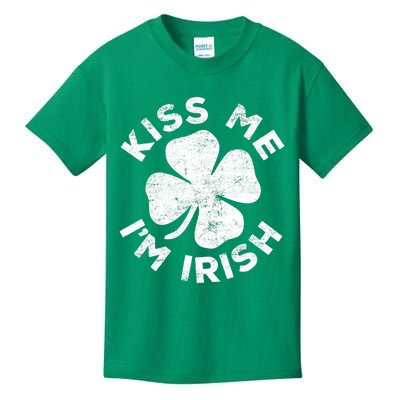 Kiss Me I'm Irish TShirt Saint Patrick Day Shirt Kids T-Shirt