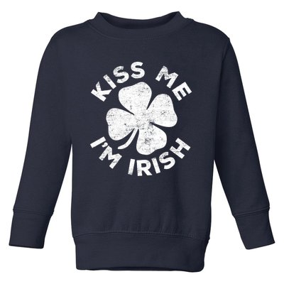 Kiss Me I'm Irish TShirt Saint Patrick Day Shirt Toddler Sweatshirt