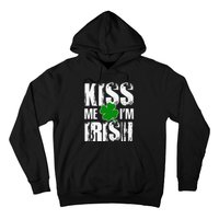 Kiss Me I'm Irish Clover Saint Patrick's Day Gift Hoodie