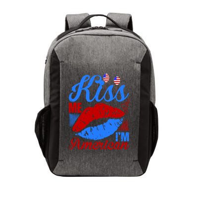 Kiss Me Im American Vector Backpack