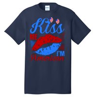 Kiss Me Im American Tall T-Shirt