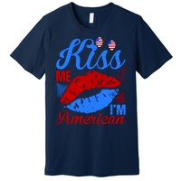 Kiss Me Im American Premium T-Shirt