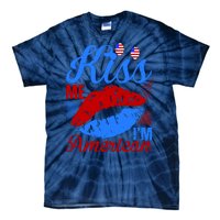 Kiss Me Im American Tie-Dye T-Shirt