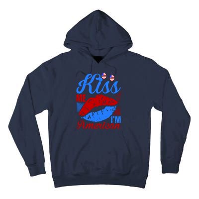 Kiss Me Im American Tall Hoodie