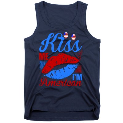 Kiss Me Im American Tank Top